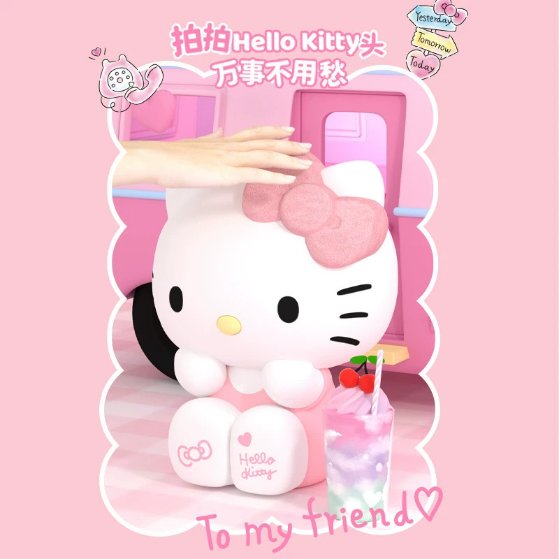Ночник (Hello Kitty) D09, силикон + ABS, перезаряжаемый аккумулятор 1200 mAh
