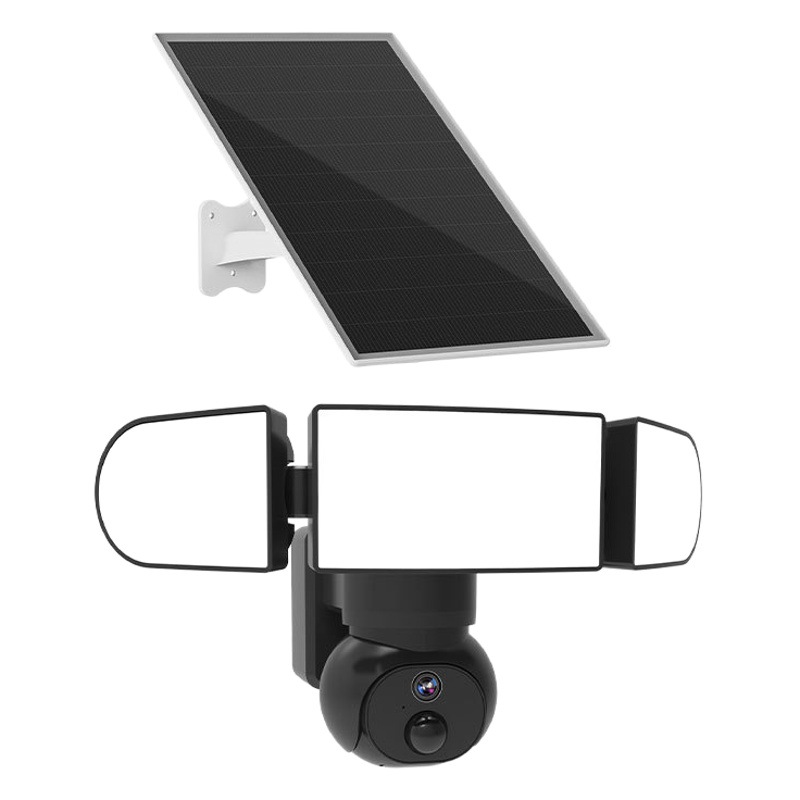 Inalámbrico WiFi solar reflector cámara de vigilancia al aire libre impermeable 4G HD Cámara solar