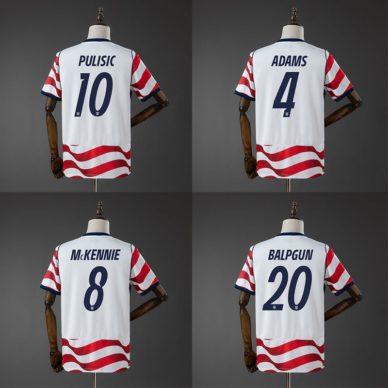 Usa Home Jersey 26 World Cup Fan Edition Pulisic/Mccann/Reyna/Balgon Football Uniform Usa Home Jersey 26 World Cup Fan Edition Pulisic/Mccann/Reyna/Balgon Football Uniform