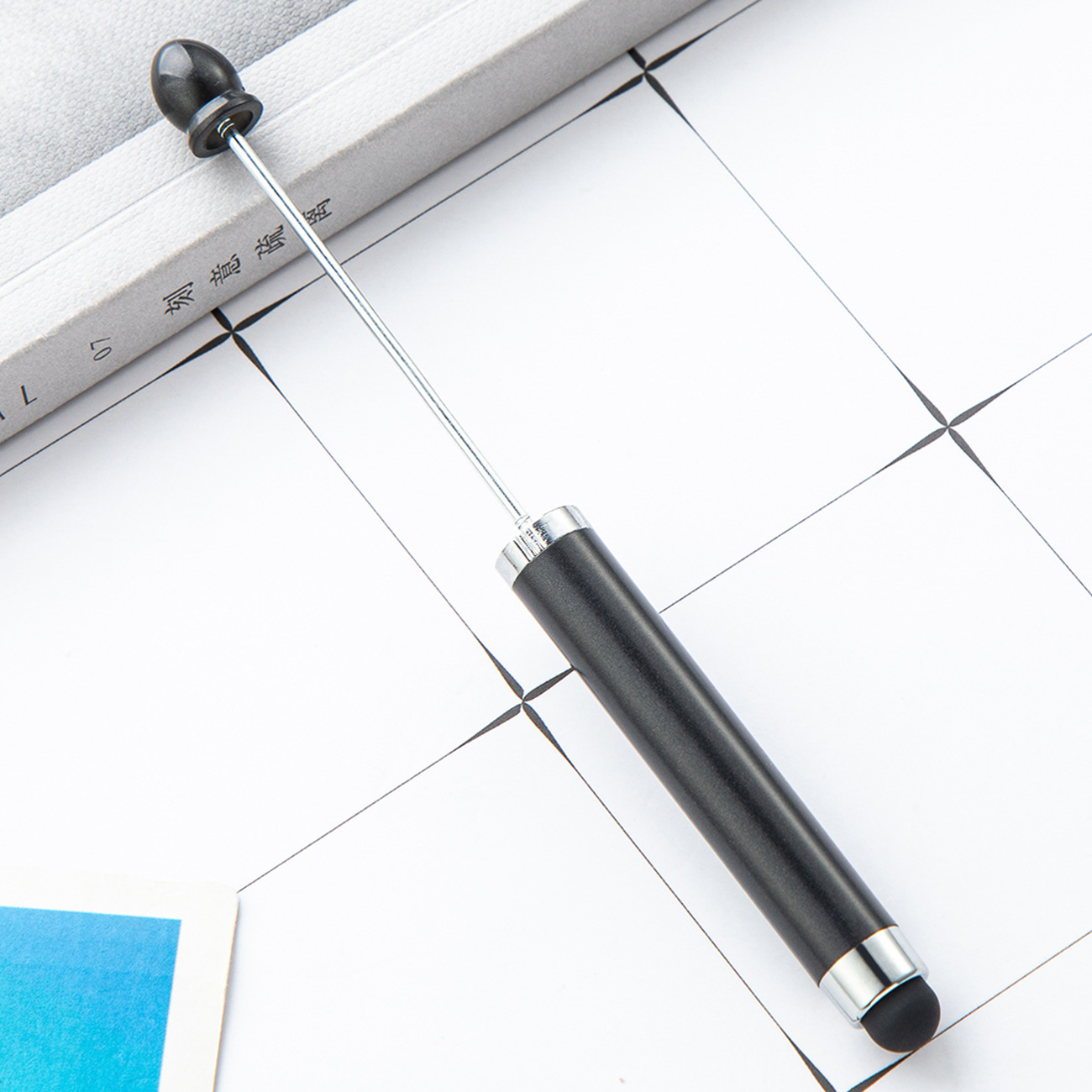 Nuevo bolígrafo de pantalla táctil DIY multifuncional 3 en 1 bolígrafo de bolas creativo de control táctil multicolor bolígrafo