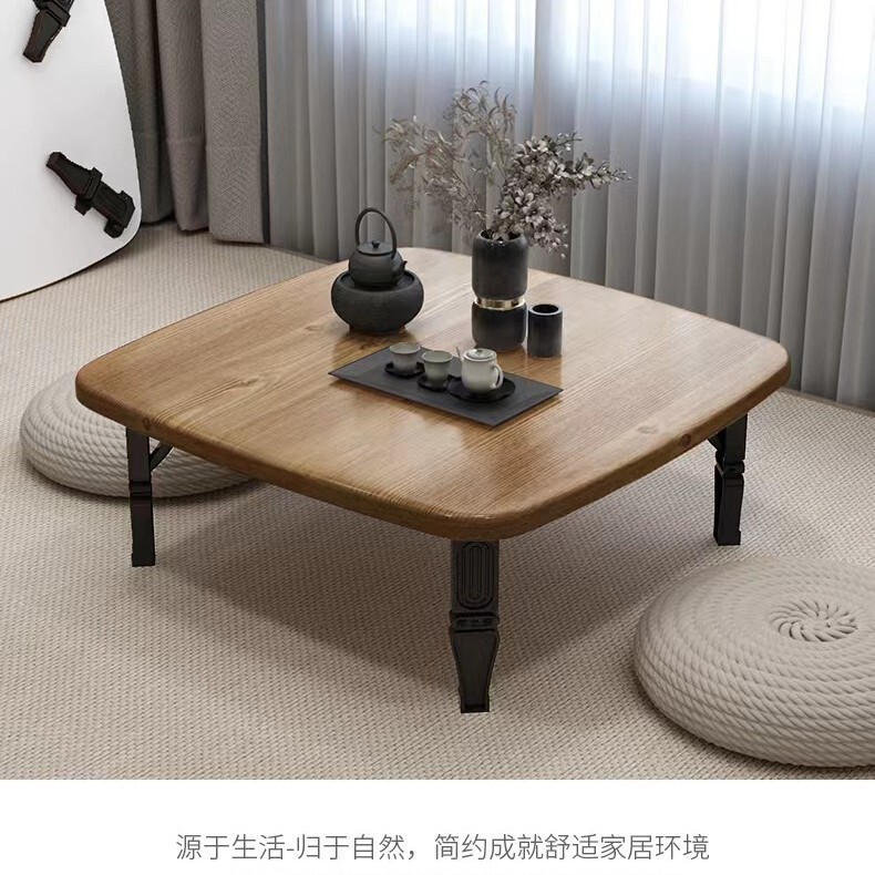 炕桌 折叠家用榻榻米 吃饭小桌子 卧室飘窗客厅小茶桌 农村简易|undefined
