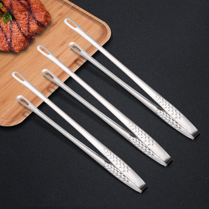 ステンレス韓国式焼肉クリップキッチンバイキングホテル食べ物クリップ屋外バーベキュークリップステーキクリップパンクリップ|undefined