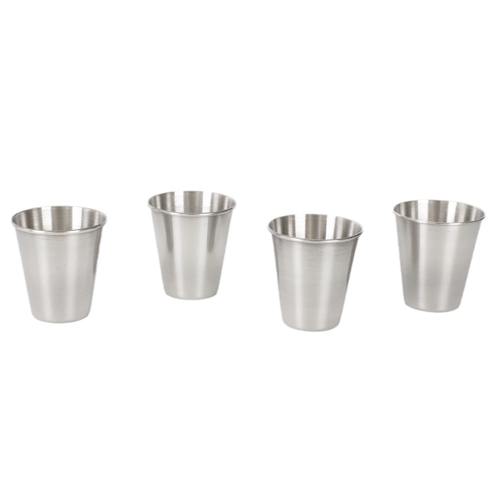 Wineglass for camping stainless steel, handheld shot glass, 70 ml, wholesale