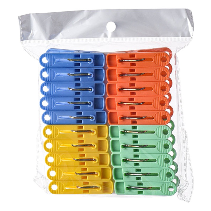 Plastic clip small clip strong clip outdoor windproof household drying clothes clip multifunctional clip fixed drying socks
