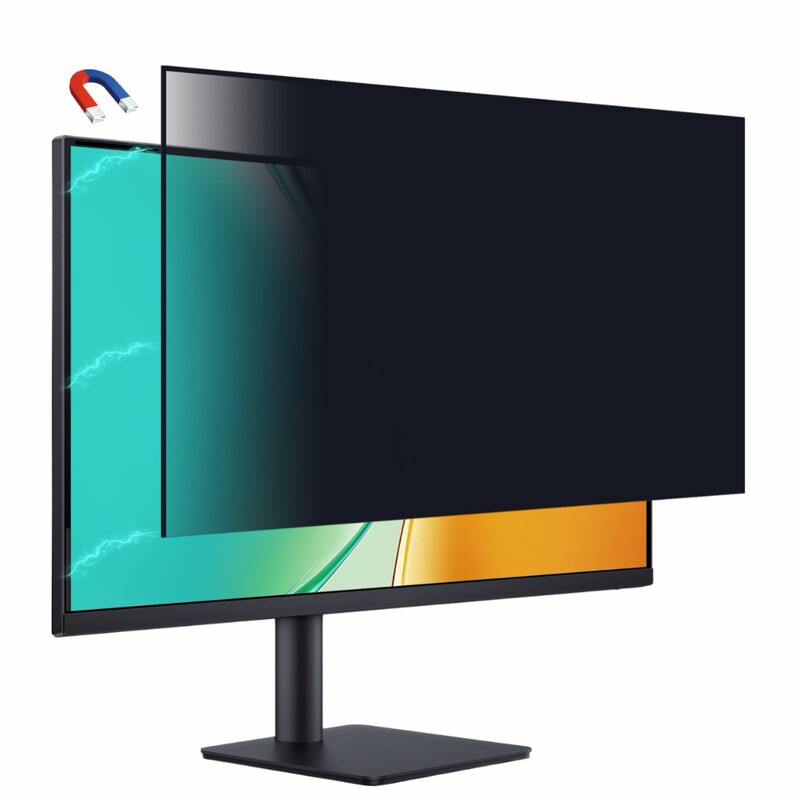 New Magnetic Privacy Film Suitable for 27inch Desktop Computer Curved Screen Anti-Peep Hanging Piece 24inch Screen Magnetic Privacy Film