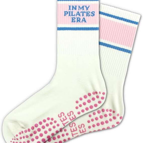 Cross-Border Cute Pilates Grip Socks in Pink and Blue, Striped Pilates Gifts for Women Cross-Border Cute Pilates Grip Socks in Pink and Blue, Striped Pilates Gifts for Women