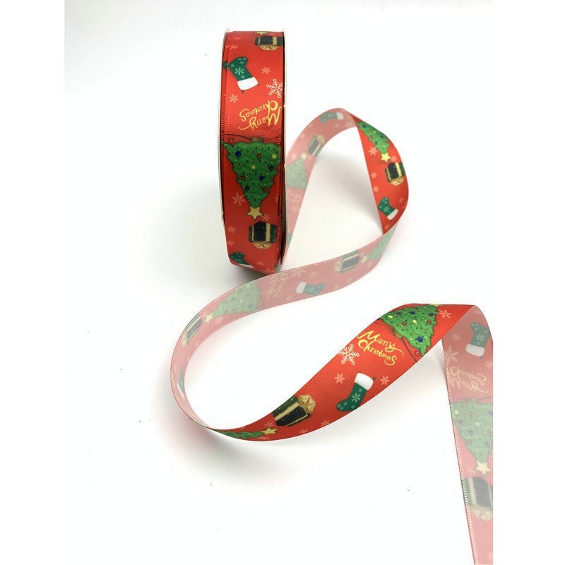 2. cinta de Navidad de 5cm Impresión digital SERIE DE Navidad decoración de fiesta caja de regalo de embalaje Transferencia de Calor impresión cinta lote