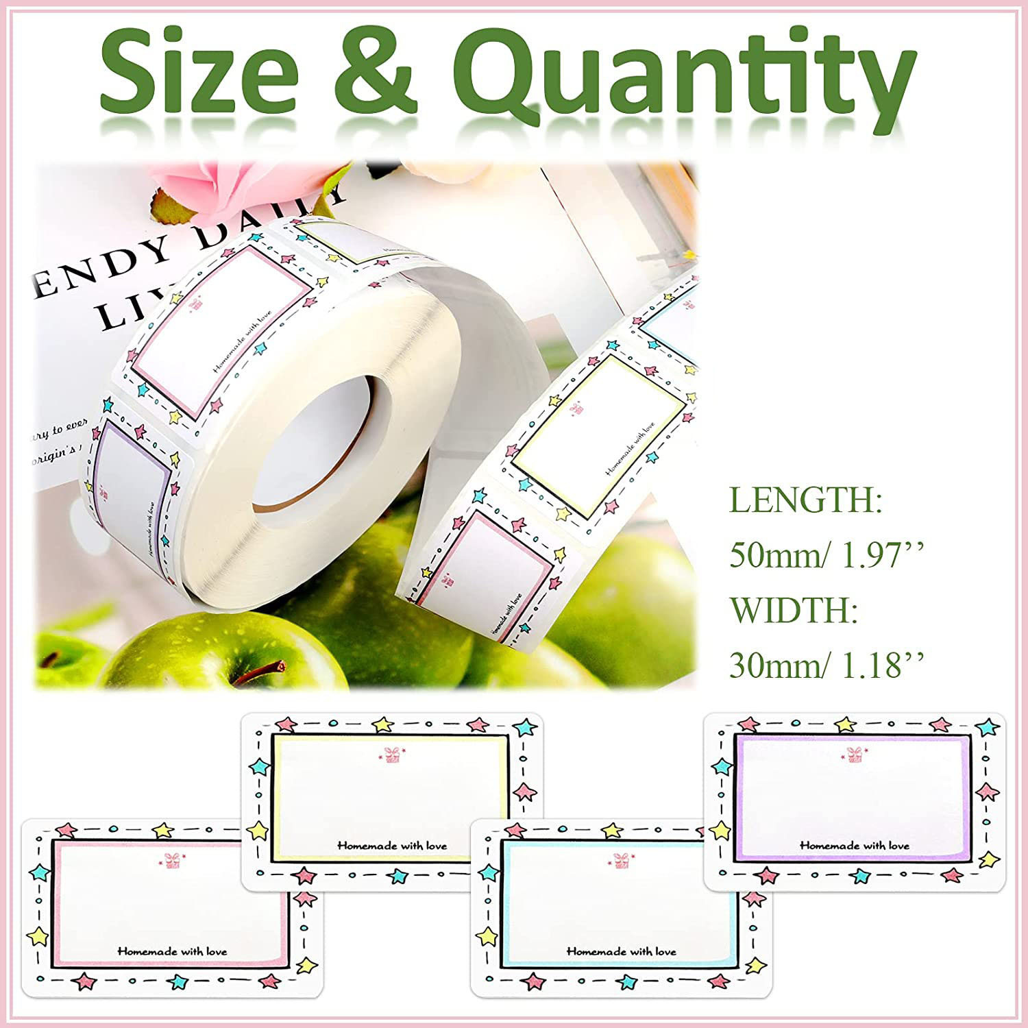 (2개) 아마존 인기 롤팩 감사합니다 사랑 스티커 휴일 장식 선물 시리즈 스티커 라벨