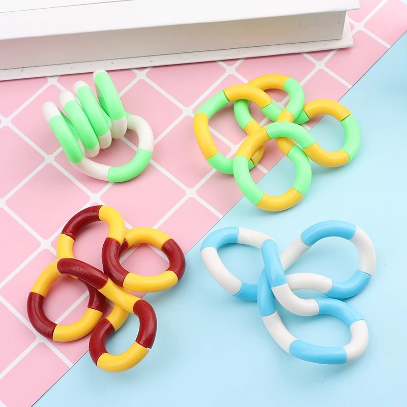 Variety tangle genuine descomprimir juguetes infantiles torcer cuerda TDAH entrenamiento de concentración adhd