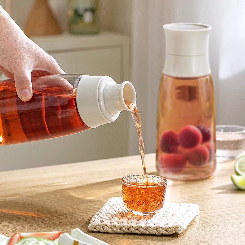 Botella de vidrio de licor de frutas, recipiente de subenvasado de licor, botella vacía, frasco sellado, botella de almacenamiento de licor a largo plazo