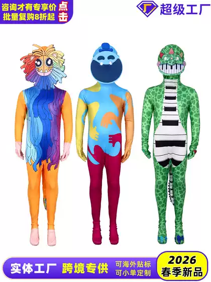 Halloween Cosplay Costume Poppy's Game Time Monster Cos Suit Women's Cross-Border Stage Performance Clothing