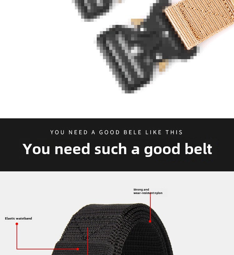 New all-match belt men's cobra buckle cloth belt sports tactical belt wholesale in stock men's belt high sense_viptrois.com