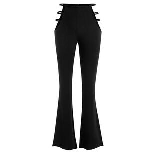 H 27699 Low waist punk flare leggings ��������@�����ȴ��ѝ