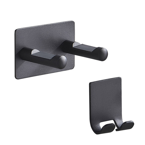 Bathroom hair dryer rack bathroom storage rack wall-mounted space aluminum punch-free hair dryer storage rack