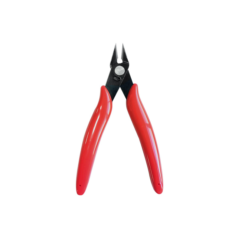 Cortadores de alambre electrónicos, alicates de puerto, alicates diagonales de plástico, alicates diagonales de acero inoxidable de alta dureza, herramientas manuales de bricolaje