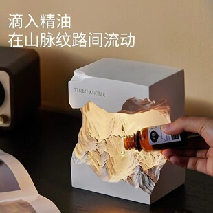 Customized Gypsum Incense Trailer Home Furnishings Solid Aromatherapy Diffuser Stone Custom-Made 3D Creative Stereo Shape Export