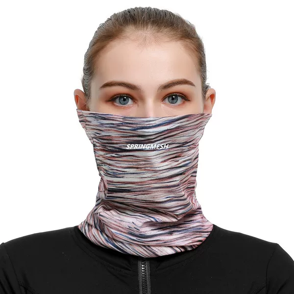 Outdoor sun protection and UV protection face mask for men and women, breathable neck protector, cycling neck gaiter, seamless magic headscarf