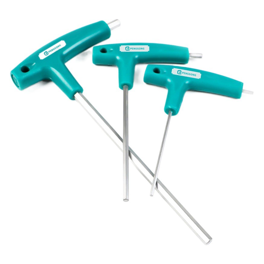 Оборудование Penggong шестигранный ключ оптовая продажа с фабрики метрический удлиненный плоский костыль 7-образный шестигранный ключ костюм