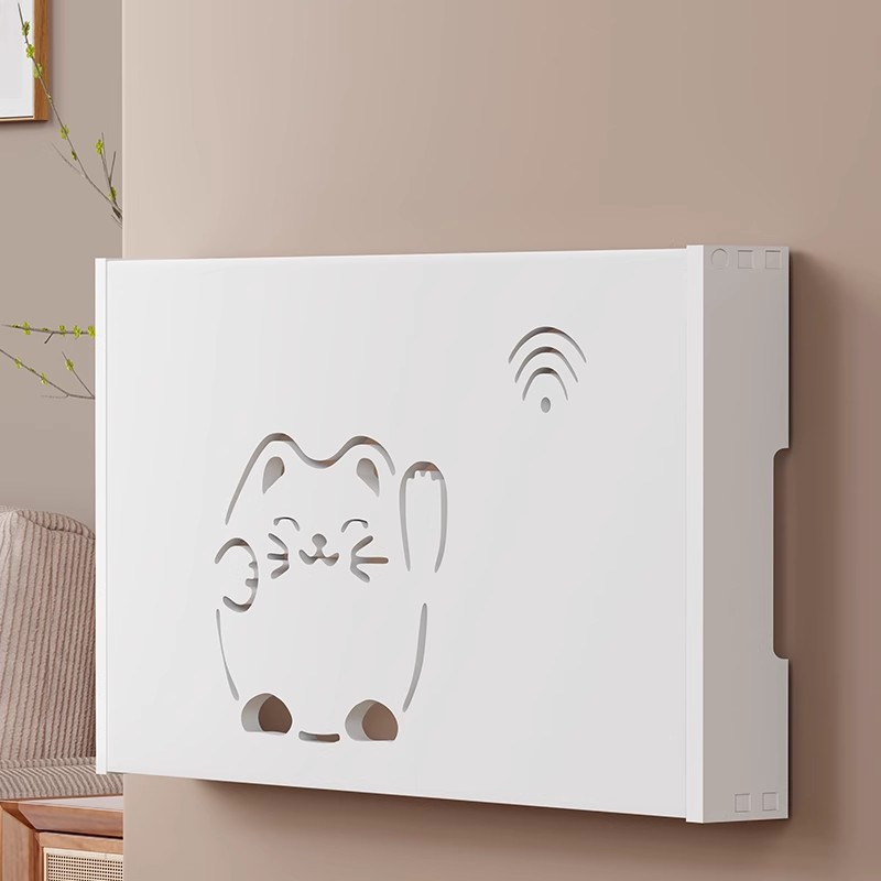 Router Storage Box Multimedia Box Wall-Mounted Shielding Weak Current Box Meter Box Wifi Network Cable Box Wall Decoration Painting