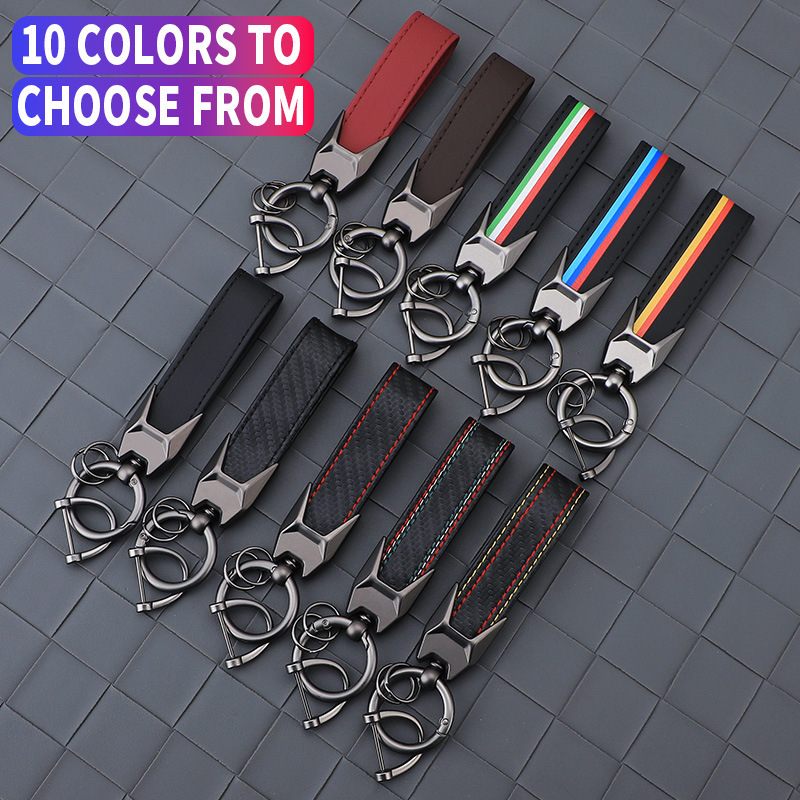 New Car Keychain for Men, High-End Keychain, Sturdy, Wear-Resistant, Anti-Lost, Double-Ring Keychain New Car Keychain for Men, High-End Keychain, Sturdy, Wear-Resistant, Anti-Lost, Double-Ring Keychain