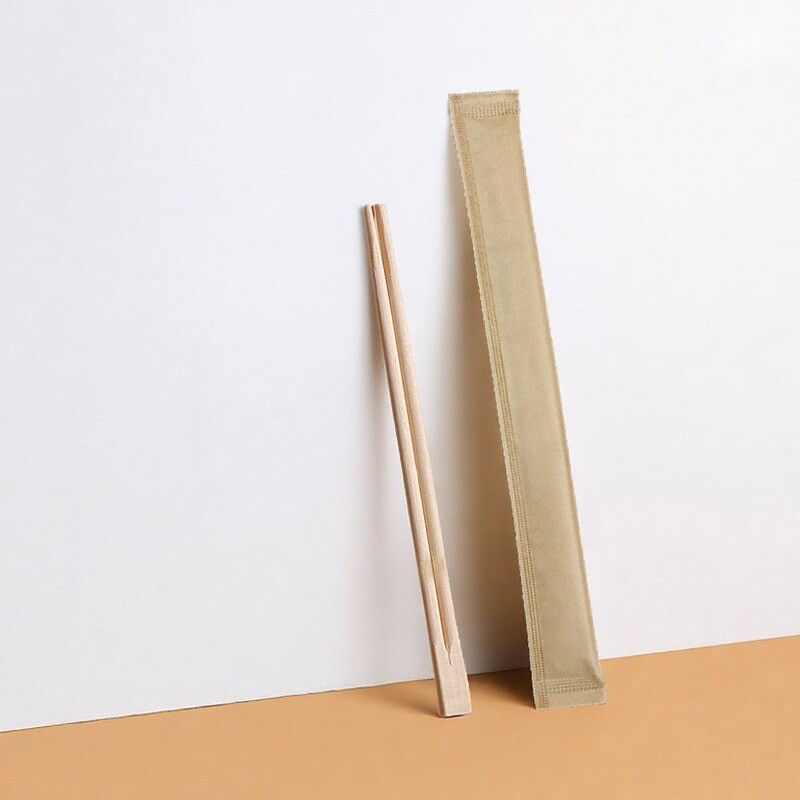 Palillos independientes en blanco 24cm carbonizados