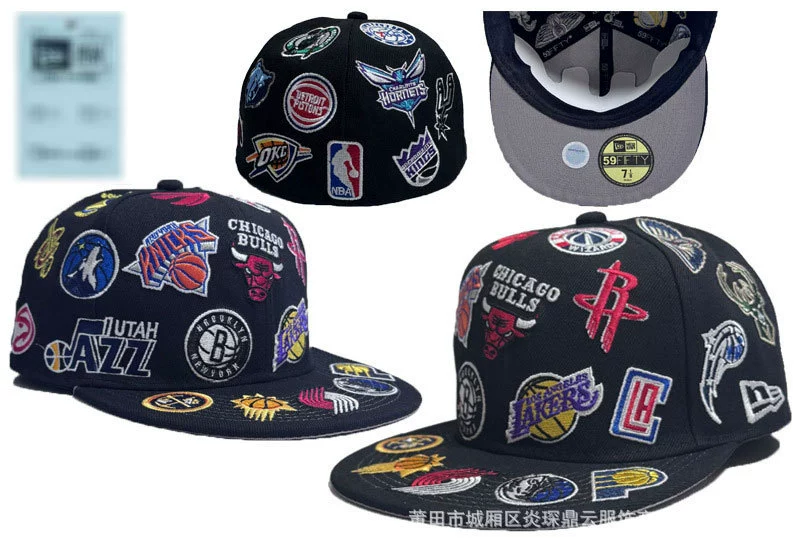 Baseball Cap MLB embroidered, sizes 7–7 5/8 (55.8–60.6 cm), multi-color options