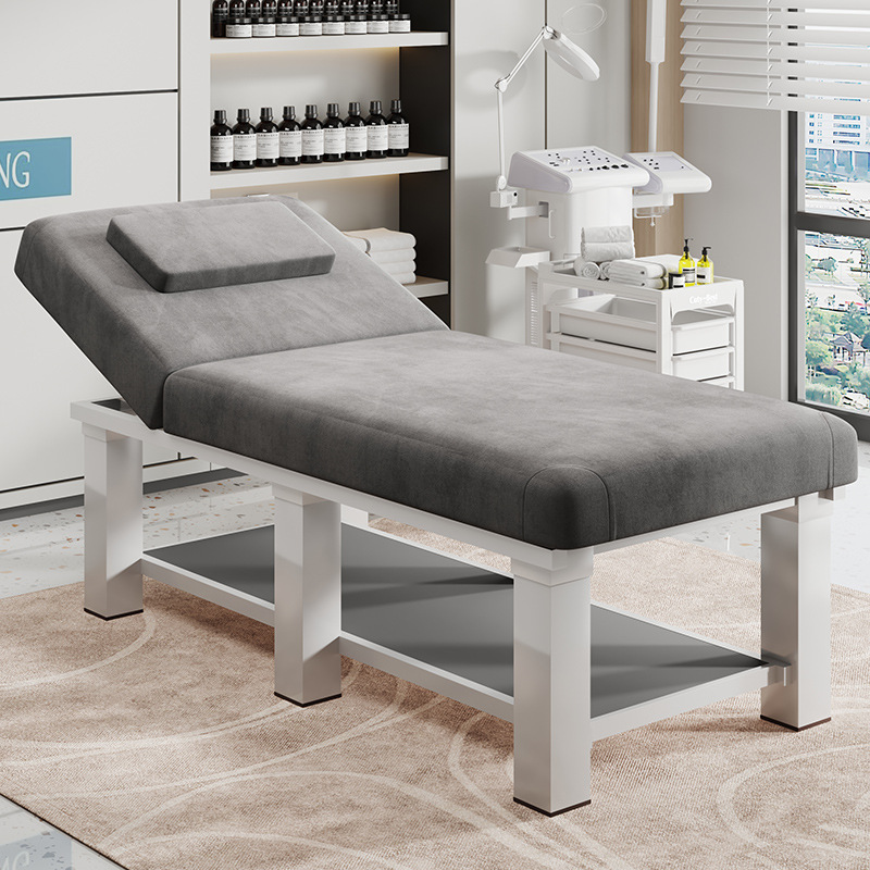 185*70 회색 부드러운 플란넬 [굵은 8cm 사각 다리]]