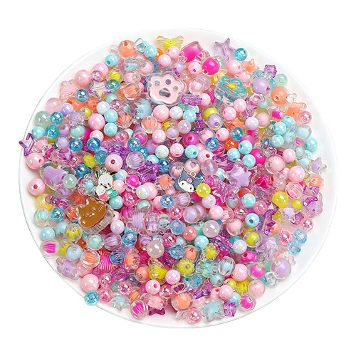 38th Women's Day Kindergarten Children's Bracelet Fantasy Beaded Handmade DIY Jewelry Beaded Training Educational Toy