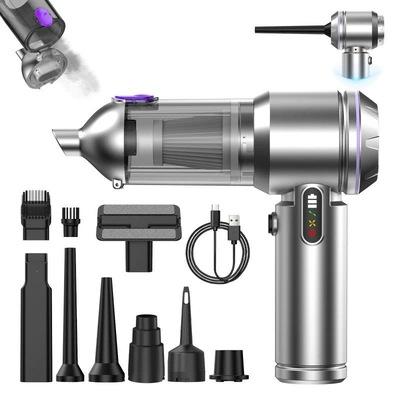 Tozsoranlar Brushless, Dual-Purpose for Home and - lb-108-brushless-high-suction-silver-one-key-dust-removal