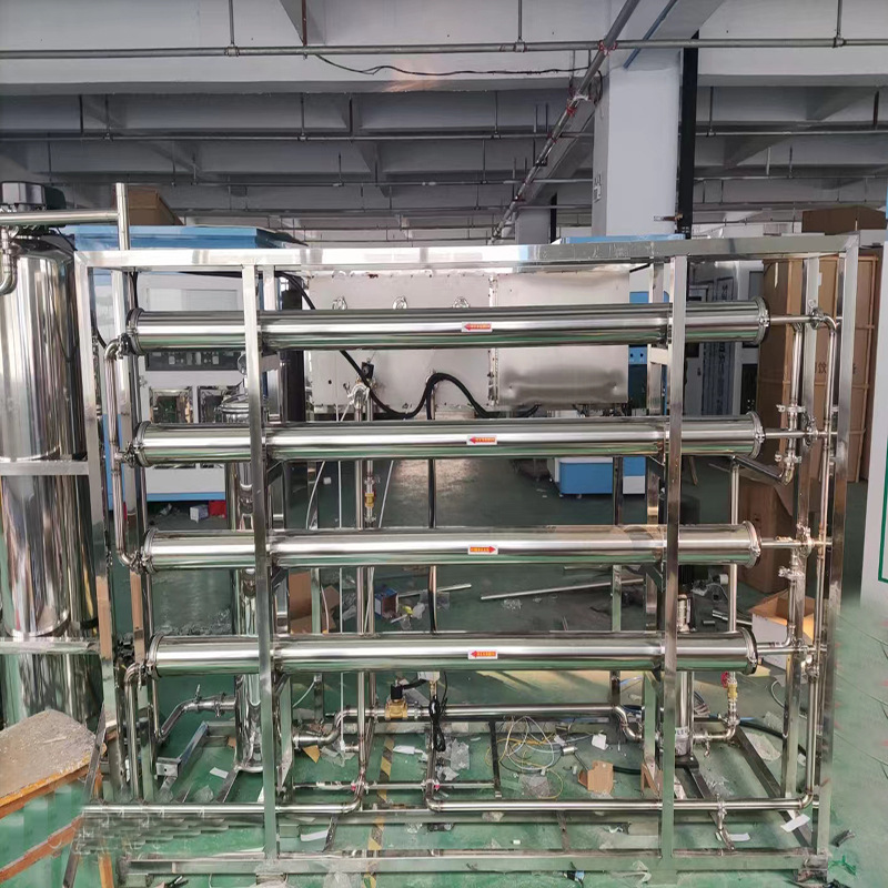 4吨沙碳加药泵自动垡头纯净水设备 纯净饮水反渗透水处理设备厂家