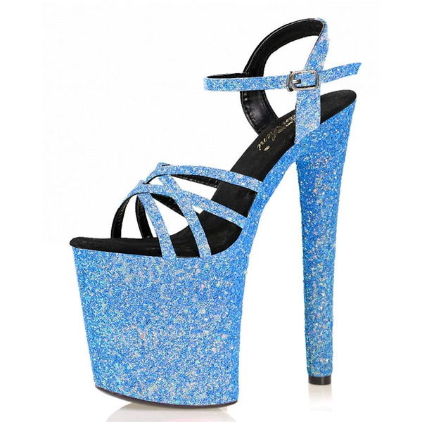 Blue shoes