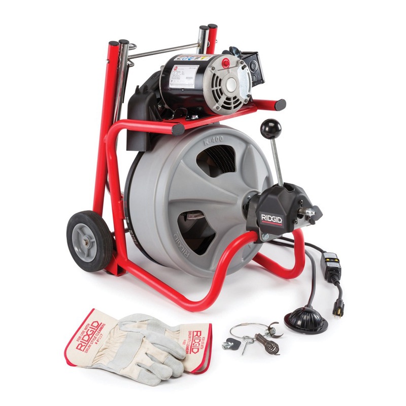 美国里奇RIDGID K-400 型台盆疏通机