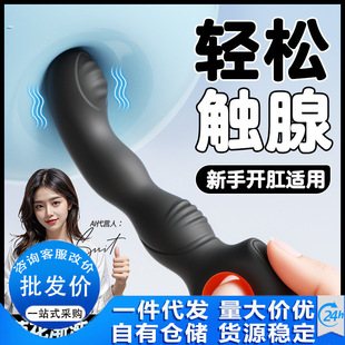 Roseelx Ring Prostate Massager Men's Anal Plug Massage Interactive Fun Vibration Stimulation Men