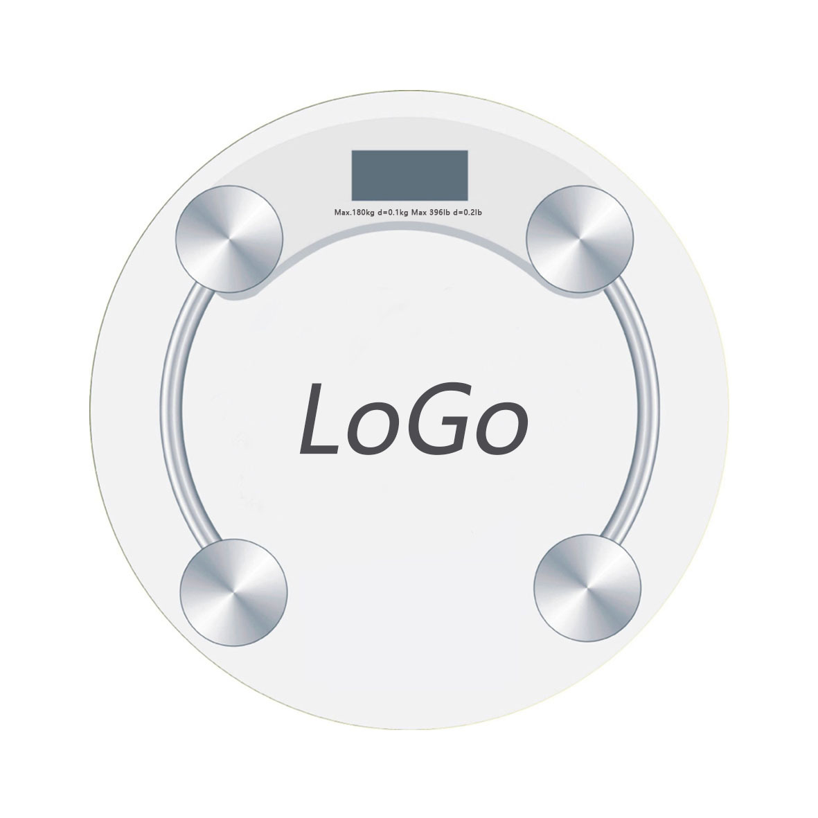 33直径圆形钢化玻璃电子秤体重秤厂家直销制定ogo礼品家用人体秤