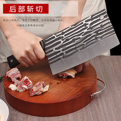陽江菜刀切菜刀家用切片刀鋒利跑江湖賒刀紋木柄斬切兩用廚房刀具