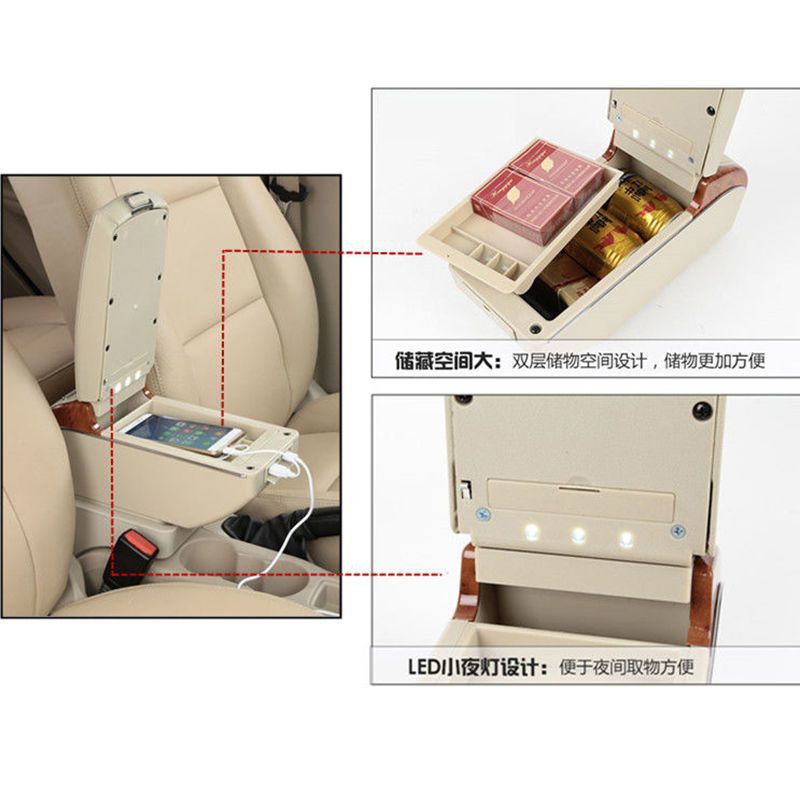 Suitable for 14-21 Toyota Vios armrest box original modified new Vios FS Zhixuan special central hand support