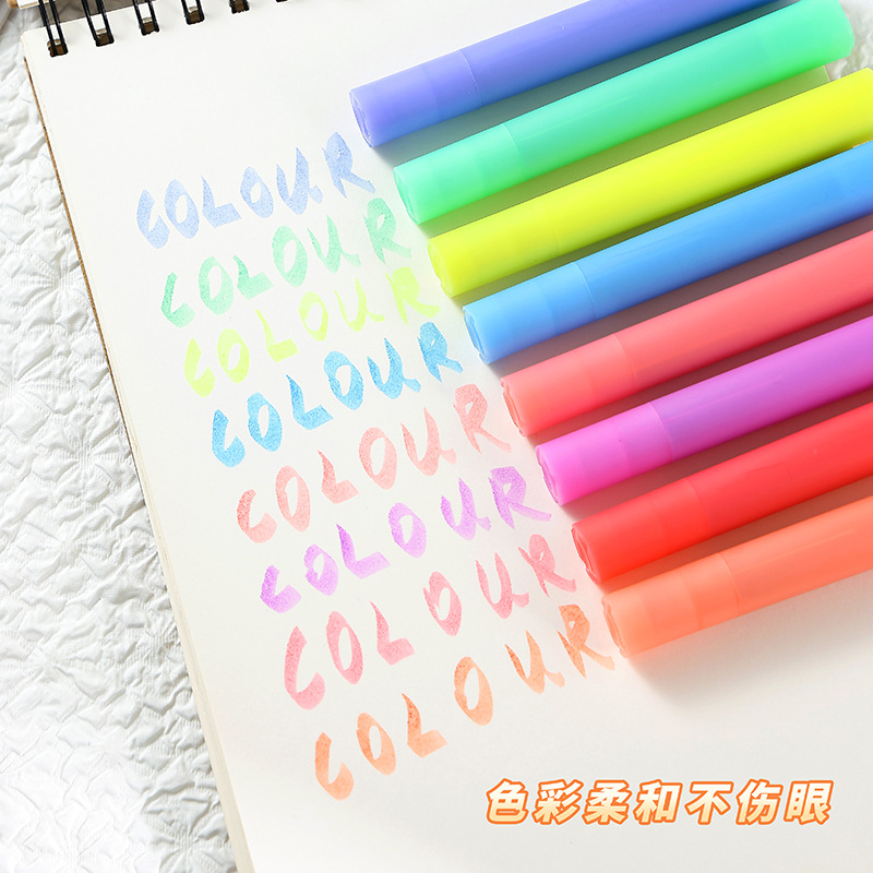 Tarjeta de absorción transfronteriza caramelo color puntero de luz de color de ojos de estudiantes color puntero de luz de color puntero de notas marcador puntero