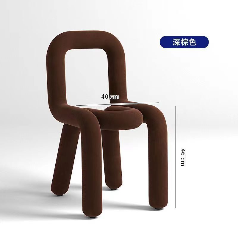 Bold Chair椅子创意网红化妆凳子个性休闲异形椅服装店设计师餐椅|undefined