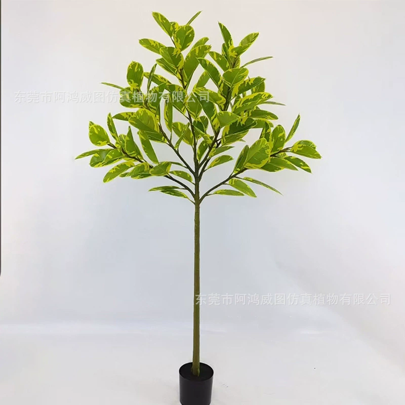 Golden elite artificial plant, eraser