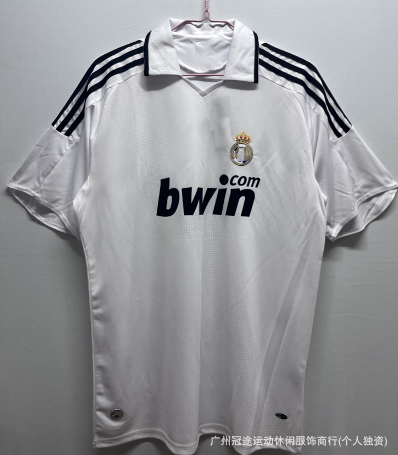 Camiseta de fútbol retro transfronteriza Old Collector Club Real Madrid Manchester United AC camiseta de fútbol de manga corta y larga se puede imprimir.
