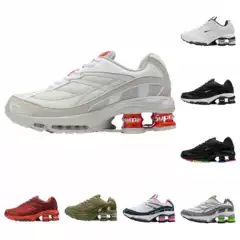 Putian Shoes Cross-Border SHOX Cushion Sneakers Collab Ride 2 Pillar Shoes Height Increasing Shock Absorption Men's Women's Running Sports Shoes