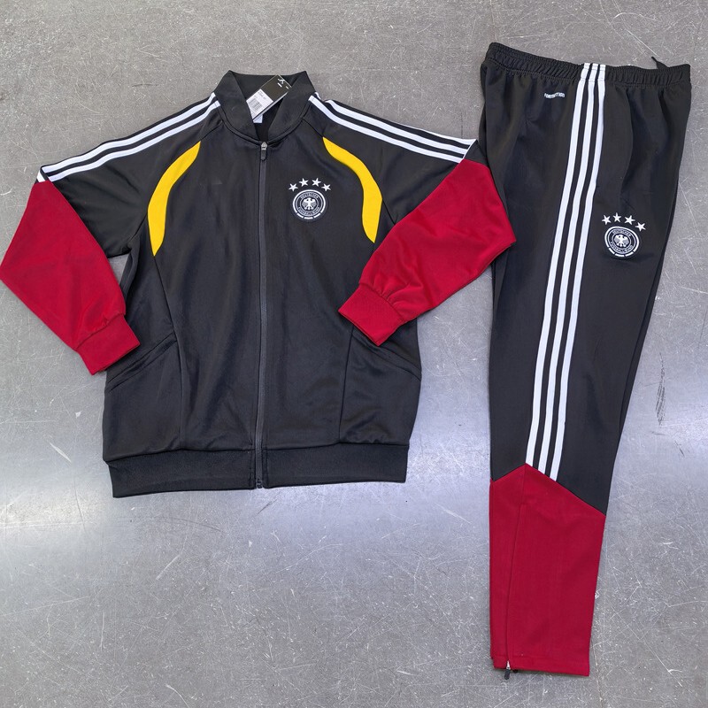 25-26 Sports Casual Jacket Set with Embroidered Color-Blocking Stand Collar Design, Football Uniform with Long Pants and Jacket Set for Adults 25-26 Sports Casual Jacket Set with Embroidered Color-Blocking Stand Collar Design, Football Uniform with Long Pants and Jacket Set for Adults