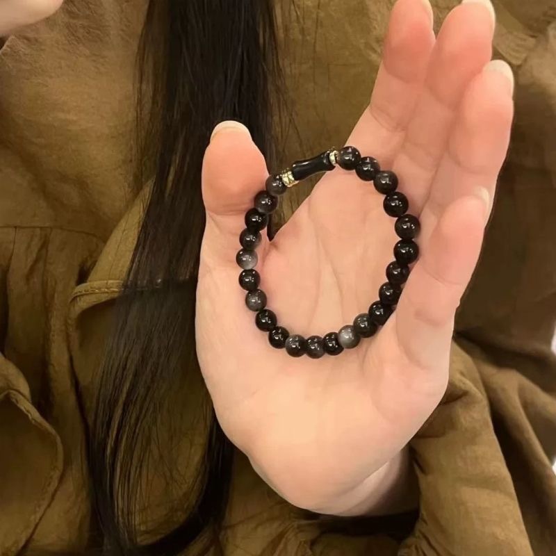 新中国式竹節数珠豆ブレスレット女性レトロ百合国風高級感民族風手串アクセサリー|undefined