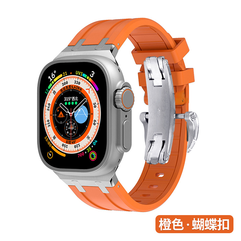 Para Apple iwatch Ultar Apple pulsera s987654 pulsera líquida pulsera de silicona pulsera S11