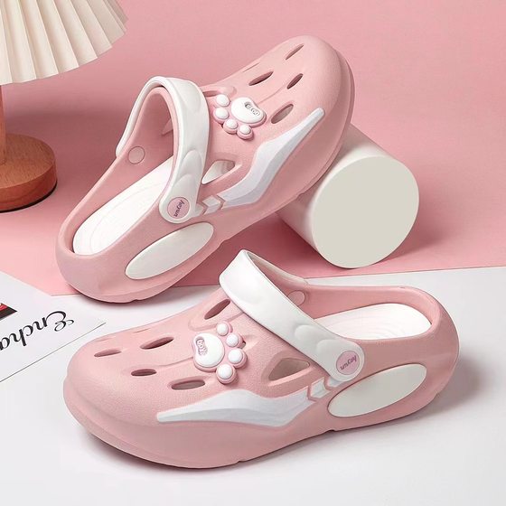 Cave Shoes Women's 2024 New Casual Thick Sole Non-Slip Toe Outdoor Fashion All-Match Sports Beach Sandals