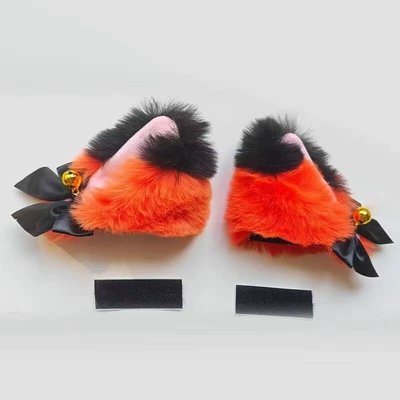 Style Color-Blocked Helmet with Bell: Motosiklet dəbilqələri - orangeblack