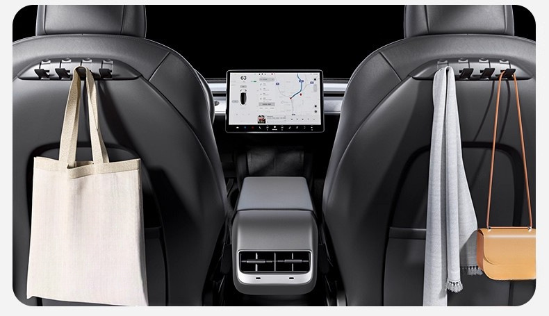 Suitable for Tesla Model3/Y Hook Car Rear Seat Y Interior Storage New Version 3 Modification Accessories