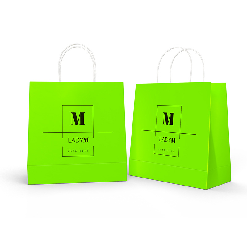 Bolsa de papel kraft, bolsa de embalaje de té con leche, bolsa de regalo para hornear, bolsa de regalo, bolsa de mano de papel kraft, logotipo de impresión al por mayor