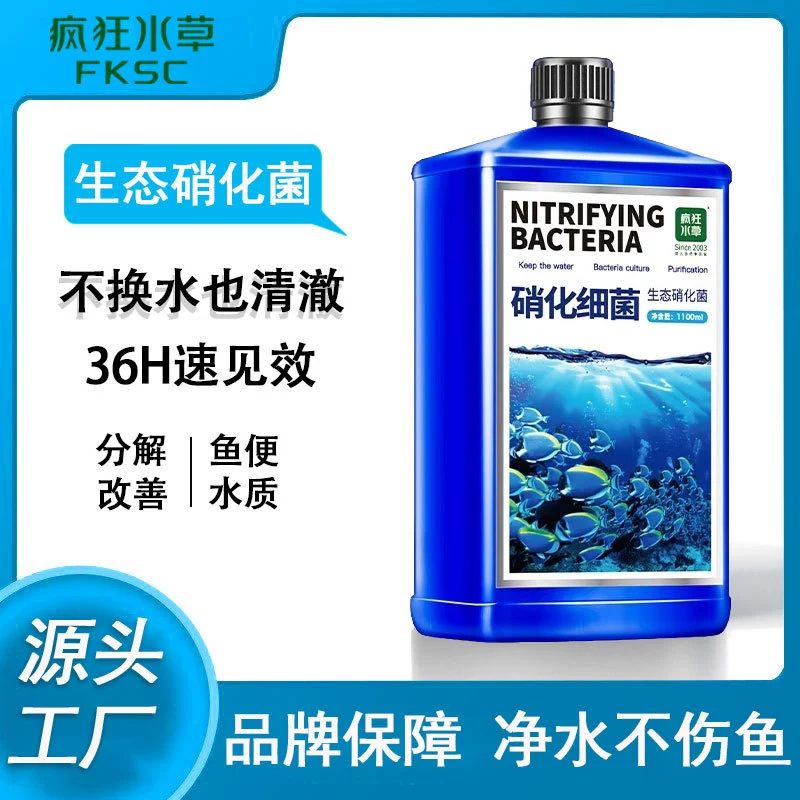 Сумасшедшая водная трава, нитрифицирующие бактерии, аквариум, рыбий фермерский аквариум, стабилизатор качества воды, производитель очистителей воды, оптовая продажа