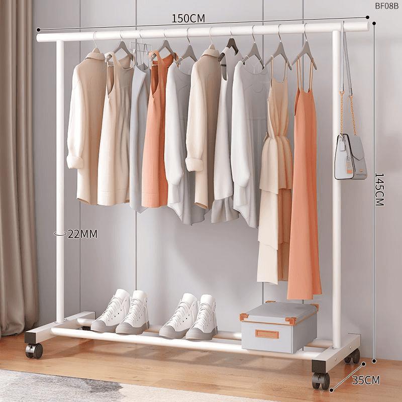 percha de ropa tipo piso para uso doméstico de alto grado colgar prendas de ropa rack varilla telescópica especial para balcón edredón